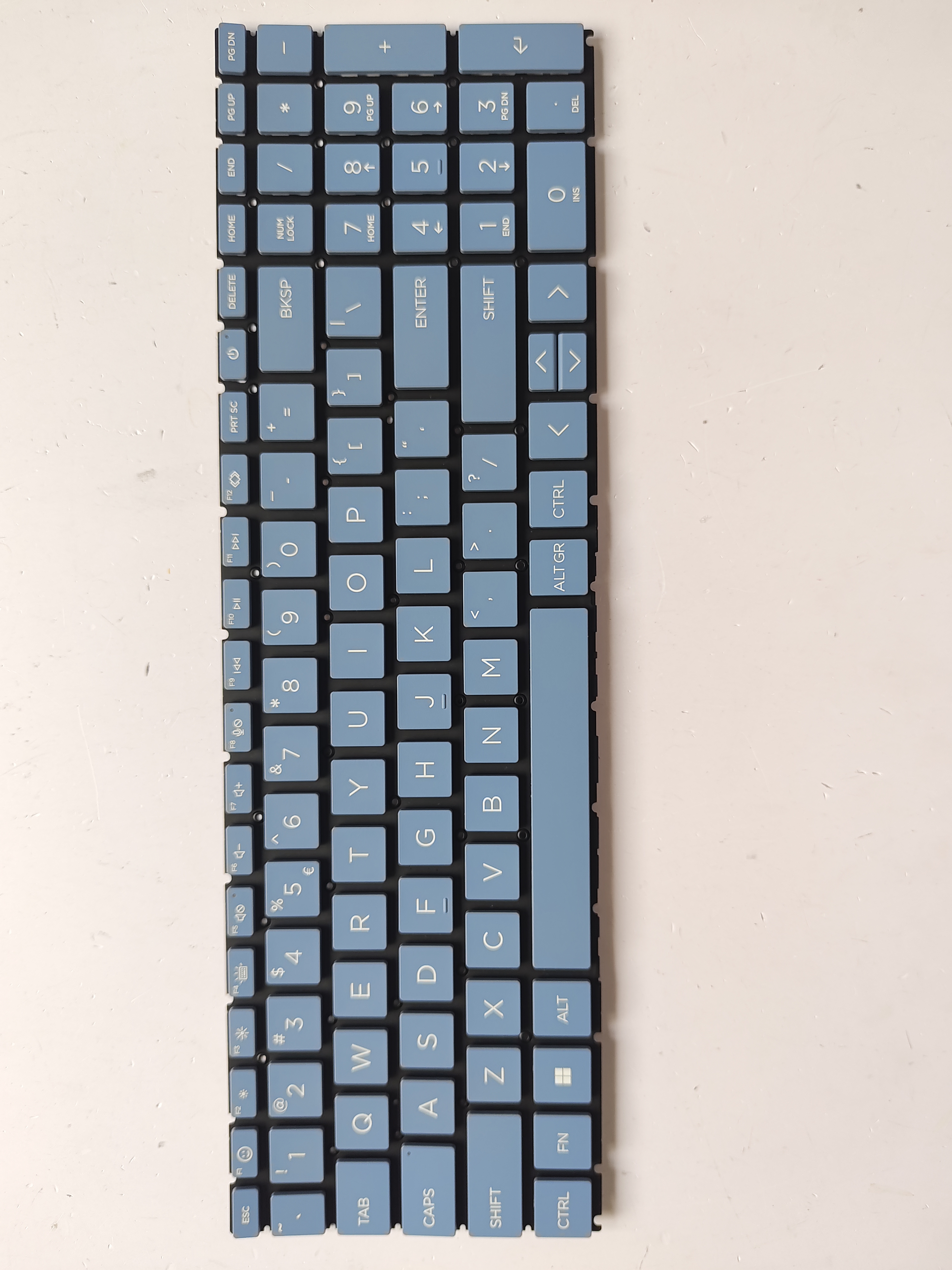 Picture of New Replacement Laptop Keyboard For HP 15-FC/15-FD Blue Backlit US Layout